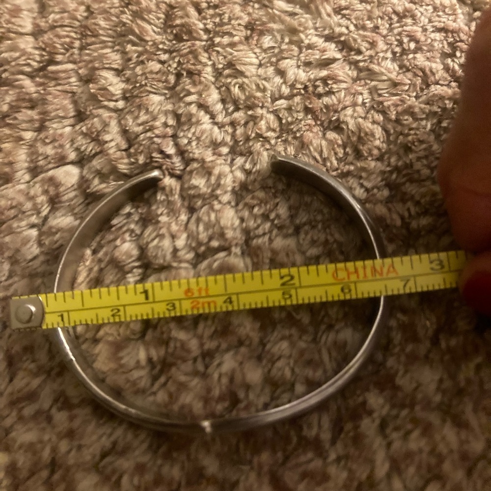 Vintage 925 sterling silver cuff bracelet - Picture 16 of 16